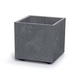 Prosperplast Plastový květináč SIERRAS SQUARE BETON EFFECT marengo, varianta 28,8 cm