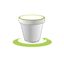 Gardenico Kvetináč Metro Twist 'n' Roll biela, 29 x 26,5 cm, 29 cm