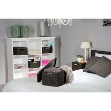 Sivý plastový úložný box s vekom 33x44,5x25 cm Style – Curver