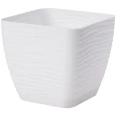 Sahara Petit štvorec s podstavcom 15 cm biely