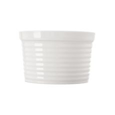 Zapekacia miska, pr. 10 cm, v. 6,5 cm, porcelán, biela, 12 ks