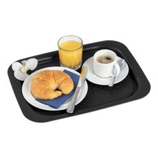 Čierny servírovací podnos Wenko Black Outdoor Kitchen