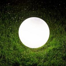 Vonkajšia lampa ARGENTO 1xE27/15W/230V pr. 50 cm IP65 biela