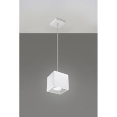 Luster na lanku QUAD 1 1xGU10/40W/230V biela