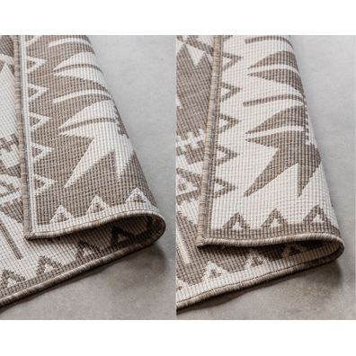 ELLE Decoration , Kusový koberec Gemini 106021 Linen z kolekcie Elle – na von aj na doma, 160x230, béžová, chodba / predsieň