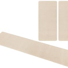 Hanse Home Collection koberce Kobercová sada Nasty 101152 Creme - 3 diely: 70x140 cm (2x), 70x240 cm (1x) cm