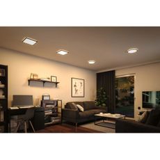 Paulmann 71001 - LED/16W Panel prisadený ATRIA 230V 3000K čierna