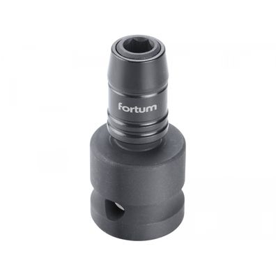 Rázový adaptér 1/2"štvorhran na hroty 1/4", CrMoV