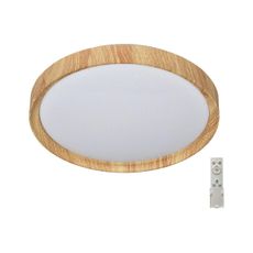 Prezent 71330-LED Stmievateľné stropné svietidlo WOODEN LED/33W/230V 3000-6500K+DO