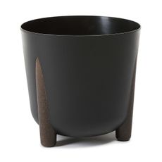 DekorStyle Květináč MOSS ECO III 34 cm černý