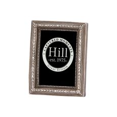 Estila Dizajnový strieborný vintage rám na fotku Milea s gravírovaným zdobením so starožitným dizajnom 11 cm