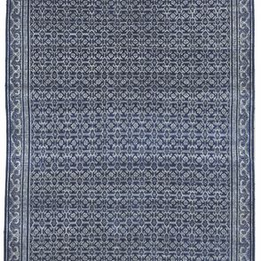 Diamond Carpets koberce Ručne viazaný kusový koberec Diamond DC-OC Denim blue / silver - 120x170 cm