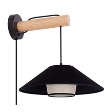 Spot-Light 8932174 - Nástenná lampa AMIGO 1xE27/25W/230V dub