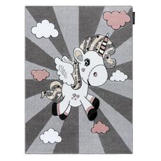 Dywany Łuszczów , Detský kusový koberec Petit Unicorn grey, 160x220, šedá, detská izba