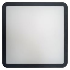 LED Kúpeľňové stropné svietidlo so senzorom ELLÉ LED/24W/230V 26x26 cm IP54 antr
