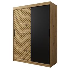 Skriňa Jodełka 150 dub Artisan/dub Artisan/čierna