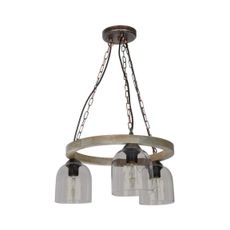 Luster na reťazi HAKON 3xE27/60W/230V
