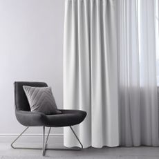 Restilo Záves Blackout EYELETS biela, 140 x 245 cm