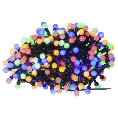 Eglo -LED Vonkajšia vianočná reťaz  BERRY MINI 300xLED/8 funkcií 11m IP44 multicolor