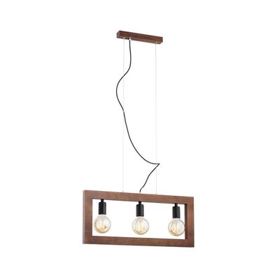Argon 1397 - Luster na lanku MONTENEGRO 3xE27/15W/230V orech