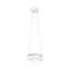 LED Luster na lanku CUBO LED/12W/230V štvorec