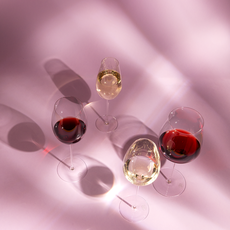 Poháre na červené víno 450 ml set 2 ks - FLOW Glas Platinum Line - 322911