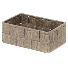 Compactor Úložný organizér do zásuvky Compactor TEX - košík M, 18 x 12 x 7 cm, Taupe (sivo-béžový), M