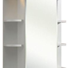 Best Price ZRKADLOVÁ SKRINKA, biela, biela, 60/70/20 cm