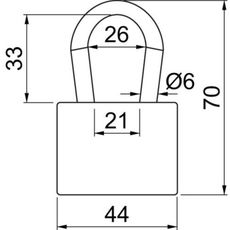 RV.12.45 visiaci zámok