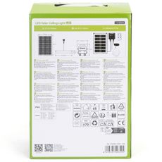 Aigostar - LED Solárne svietidlo LED/35W/12V 3000 mAh 6500K pr. 16,8 cm