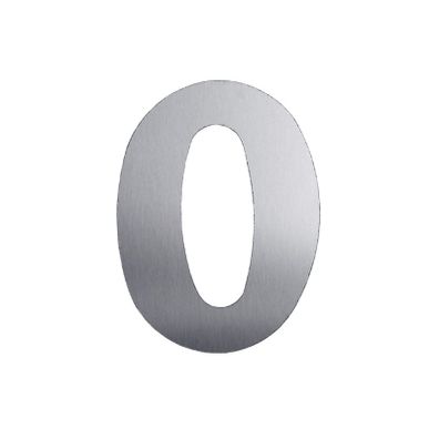 Domové číslo popisné 120mm nerez č.0 Nerez