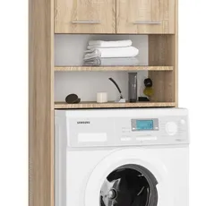 Ak furniture Kúpeľňová skrinka nad práčku Fin dub sonoma