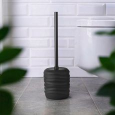 Čierna keramická WC kefa Illana – Wenko