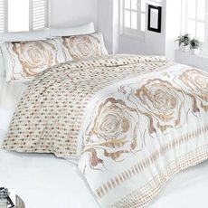 Faro Posteľná bielizeň Valentini Rose 160x200 cm krémová