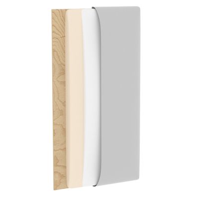 NABBI Quito obdĺžnikový čalúnený panel na stenu 40x50 cm tmavomodrá