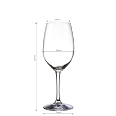 Poháre na červené víno 380 ml set 4 ks - BASIC Glas Lunasol META Glass - 322002