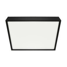 Emithor Stropné LED svietidlo LENYS III. 27025, 19 x 19 cm, 18W, IP20/IP44, čierna, 19 x 19 cm