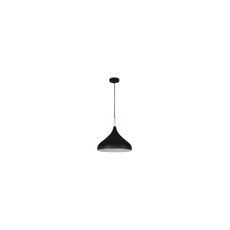 Luster na lanku MIKO 1xE27/60W/230V pr. 32 cm čierna