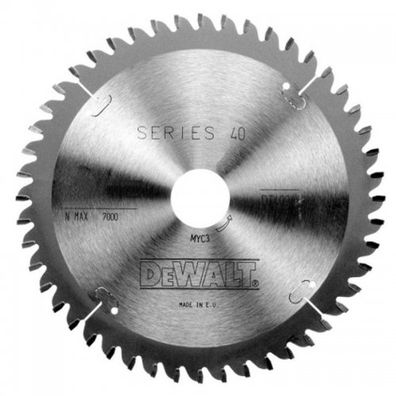 Pilový kotúč série 40 pre okružné píly 160x20mm 48z TCG -5° DeWALT DT4084