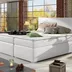 Posteľ Boxspring Divalia 200 x 180, hnedá (látka - bd 04)