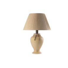 ONLI - Stolná lampa TRECCIA 1xE27/22W/230V 65 cm béžová
