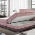 Posteľ Boxspring Damasia 200 x 180, šedá / čierna (DMS 03)