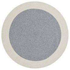 NORTHRUGS - Hanse Home koberce Kusový koberec Braided 105555 Grey Creme kruh – na von aj na doma - 150x150 (priemer) kruh cm