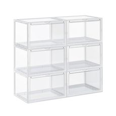 Boxxx REGÁL NA TOPÁNKY, priehľadné, 36/22/28 cm