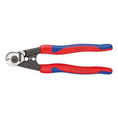 Nožnice na oceľové laná Knipex 95 62 190 (do 5 mm)