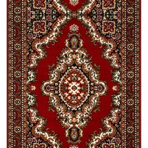 Alfa Carpets  Behúň na mieru TEHERAN T-102 red - šíre 80 cm