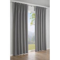 Sivý záves 245x140 cm Dimout - Gardinia