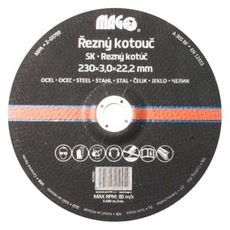 Rezný kotúč na kov 230x3,0x22,2mm