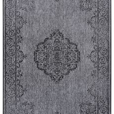 NORTHRUGS Kusový koberec Twin Supreme 105424 Cebu Night Silver – na von aj na doma - 80x150 cm