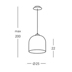Kolarz A1352.31.Gr.100- Luster na lanku NONNA 1xE27/60W/230V jelene dub/biela/šedá